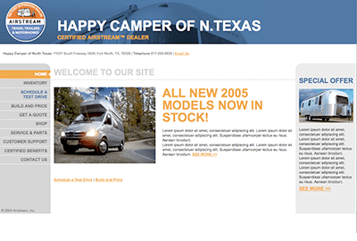 Airstream Dealer Portal
