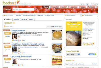 Foodbuzz Website